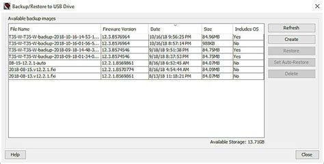 USB Drive Backup Restore